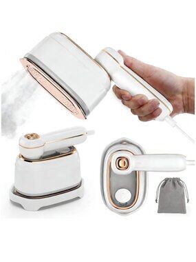 Travel Steamer for Clothes, 1200W, 10 seconds Fast Heating, Wrinkle Remover